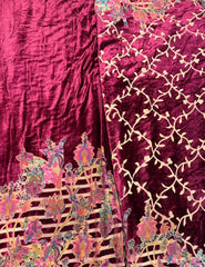Bordered Palachi Shirt And Dupatta