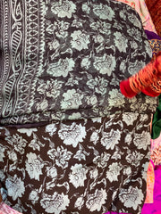 Pure Crape With Chiffon Dupatta