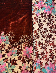 Bordered Palachi Shirt And Dupatta
