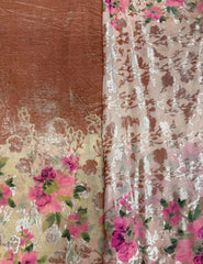 Bordered Palachi Shirt And Dupatta