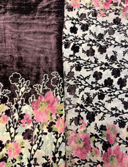 Bordered Palachi Shirt And Dupatta