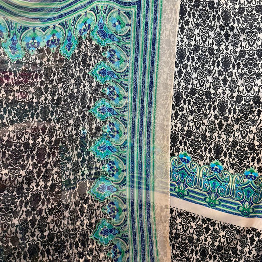 Pure Raw Silk 60g Shirt With Pure Chiffon Dupatta