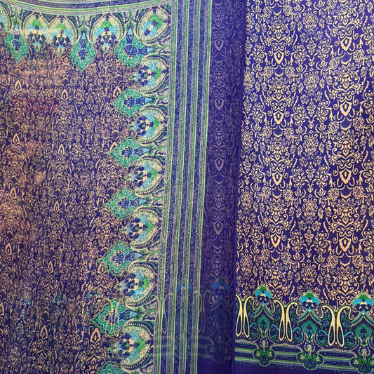 Pure Raw Silk 60g Shirt With Pure Chiffon Dupatta