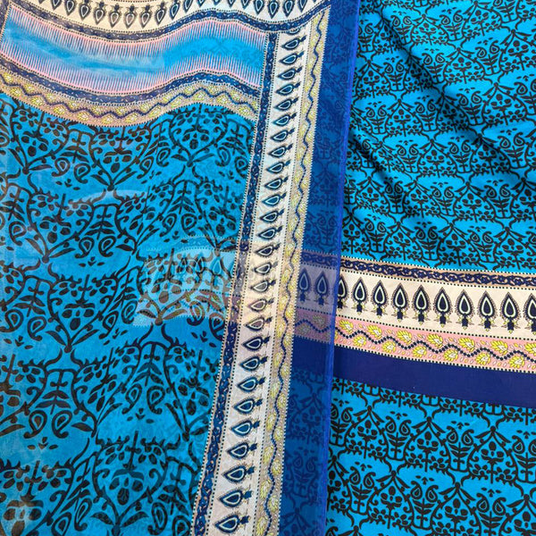 Pure Raw Silk 60g Shirt With Pure Chiffon Dupatta