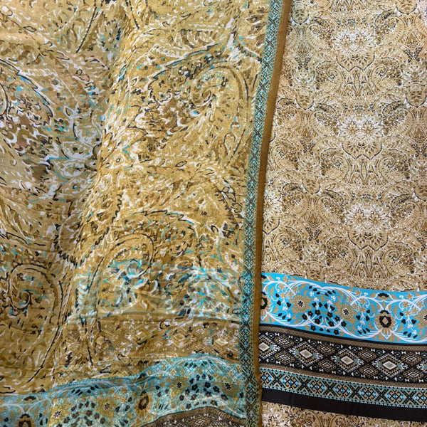 Pure Raw Silk 60g Shirt With Pure Chiffon Dupatta