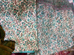Pure Raw Silk Shirt With Printed Chiffon Dupatta