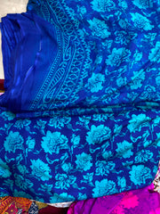 Pure Crape With Chiffon Dupatta