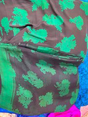 Pure Crape With Chiffon Dupatta